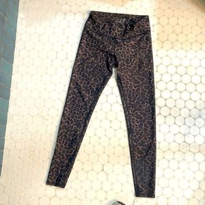 Beck’s workout capris cheetah print